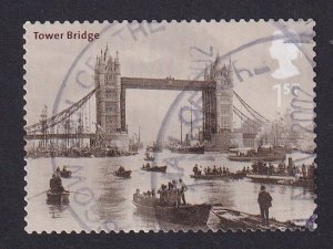 Great Britain  #2070  used 2002  tower bridge  1st