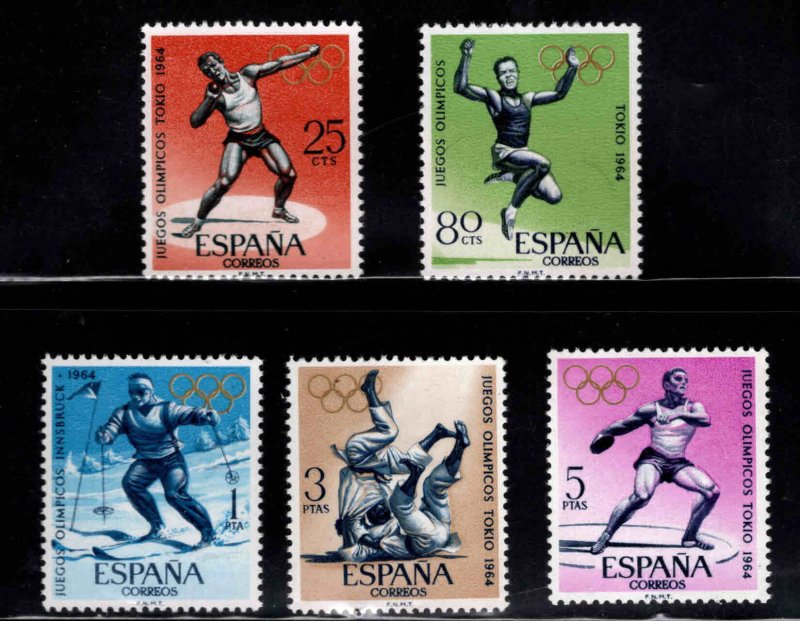 SPAIN Scott 1266-1270 MNH**  stamp set