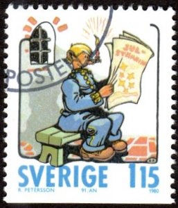 Sweden 1336 - Used - 1.15k Comics Character / Mandel Karlsson (1980) (cv $0.40)