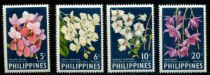 Philippines SC# 850-3 Orchids set MNH