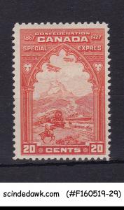 CANADA - 1927 SPECIAL DELIVERY STAMP SCOTT#E3 1V MINT HINGED