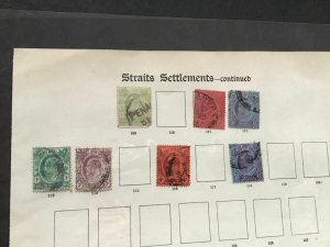 Straits Settlements Stamps Page  Ref 50014