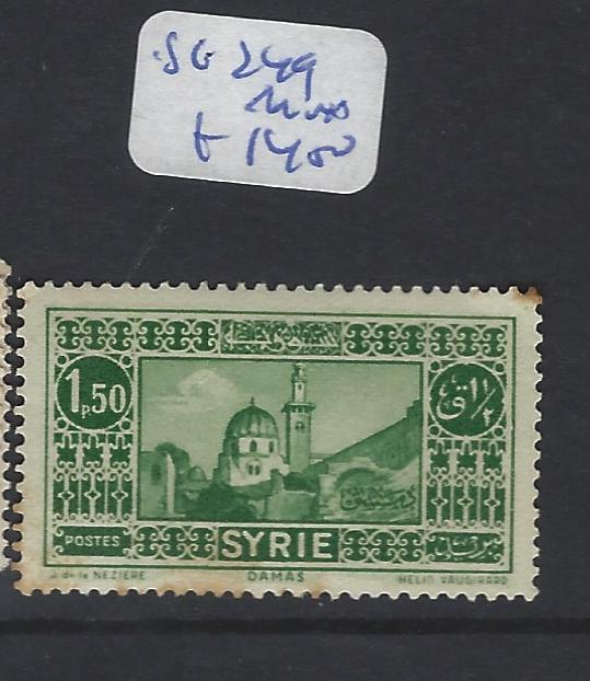 SYRIA (PP2809B) A/M  SG 249   MNH