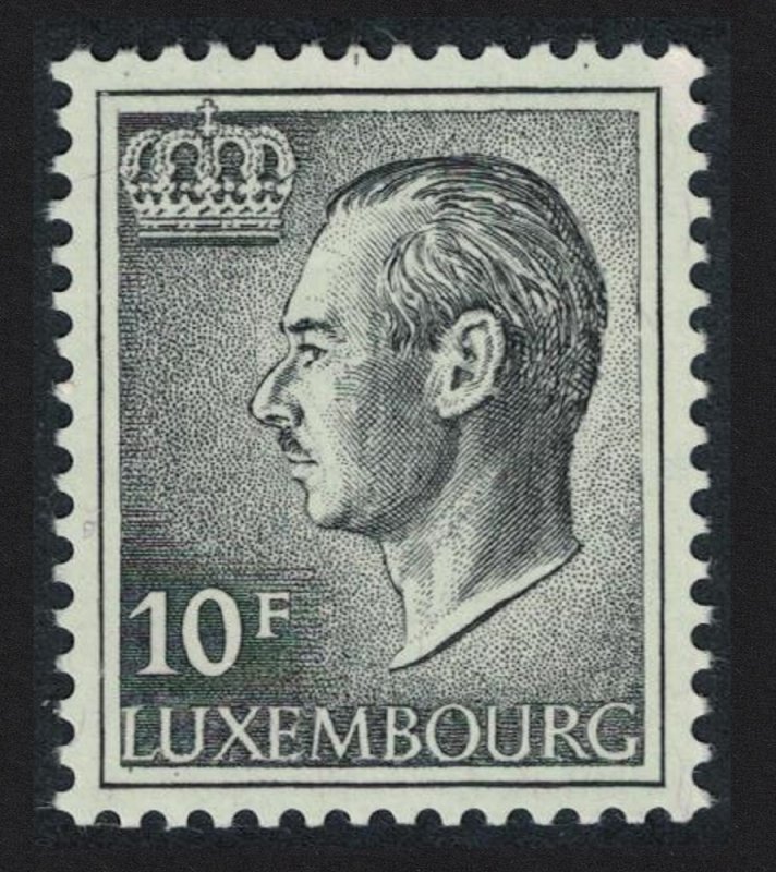 Luxembourg Grand Duke Jean 10f. black Phosphor paper 1975 MNH SG#766a  MI#899ya