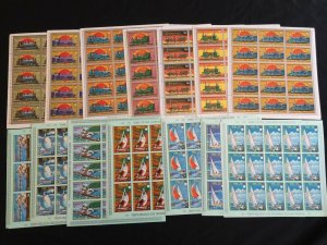 Guinea Ecuatorial Religion Trains Olympics Sport Space Art MNH Sheets x145(GUxyz