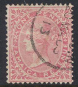 Jamaica SG F3  Used  REVENUE Stamp wmk sideways  see details & scans