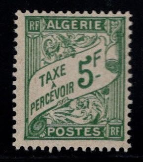 ALGERIA Scott J32 MH* Postage due stamp