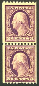 U.S. #489 MINT PAIR OG NH