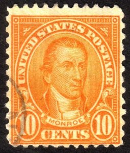 1927, US 10c, James Monroe, Used, Sc 642