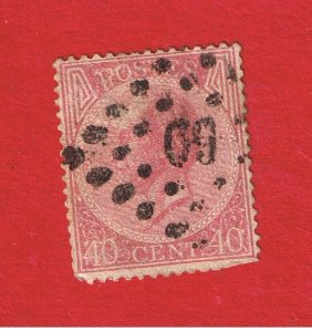 Belgium #21  VF used Leopold l   Free S/H