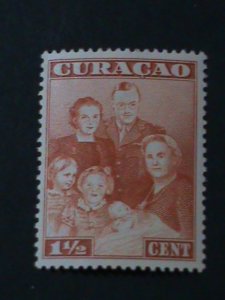 CURACAO-ROYAL FAMILY-MH-VF-VERY OLD STAMP WE SHIP TO WORLDWIDE-WE COMBINE