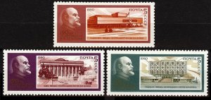 1990 USSR 6075-6077 120 years since the birth of V.I. Lenin