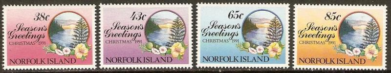 Norfolk Island 1991 Scott 510-513 Christmas MNH