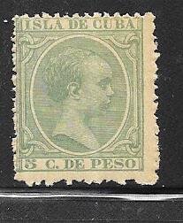 Cuba #145 5c King Alfonso Xlll  (MNH) CV $1.00