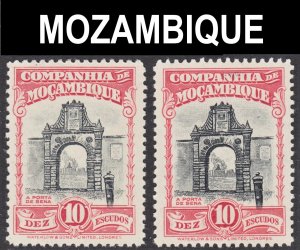 Mozambique Company Scott 192 TWO DIFFERENT SHADES F to VF mint OG NH.