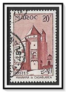 French Morocco #322 Courthouse Used