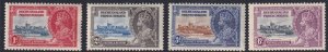 Bechanaland Prot. Sc# 117 / 120 KGV Silver Jubilee 1935 set MNH LH CV $22.00