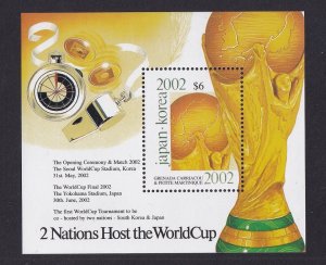 Grenada Grenadines  #2355  MNH  2001  sheet world cup football $6