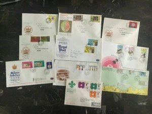 Stunning Lot Of 10 Hong Kong First Day Covers FDC Royal Wedding Visit Birds