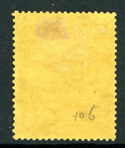 Malta 1926 British QV  3p Black/Yellow Scott #106  Mint U565 ⭐⭐⭐⭐⭐⭐