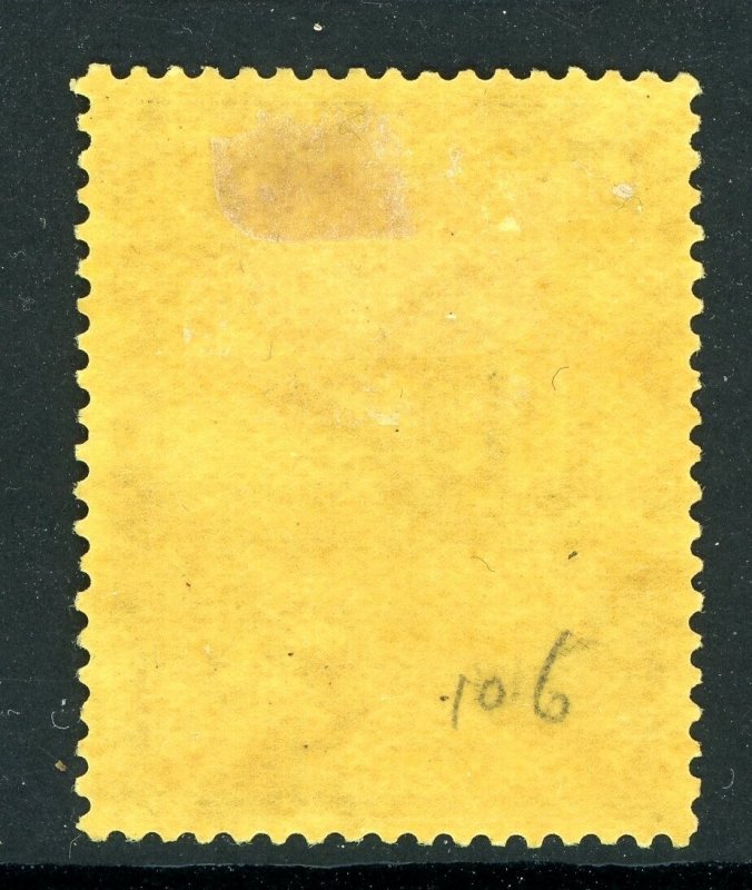 Malta 1926 British QV  3p Black/Yellow Scott #106  Mint U565 ⭐⭐⭐⭐⭐⭐