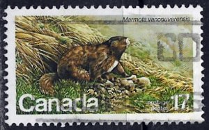 Canada  ~ Scott # 883 ~ Used ~ Vancouver Island Marmot