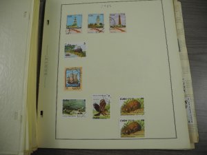 CUBA, 100s & 100s of Stamps mostly hinged on Scott pages