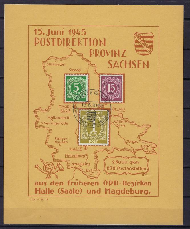 Germany AM-Post Scott # 534, 540, 556, used, celebr. 1 year Saxony Post bureau