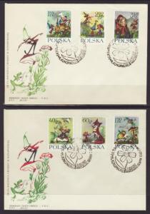 Poland 1105-1110 Fairy Tales S/2 U/A FDC