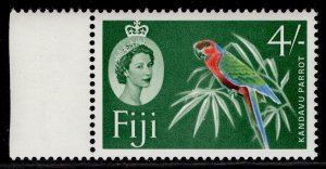 FIJI QEII SG321, 4s red, yellow-green, blue & green, NH MINT.