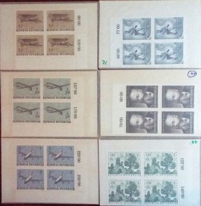 Austria Stamp Blocks MNH - 48 Of Them