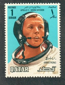 Qatar #190 Mint Hinged single