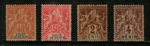 Benin Scott 29,30,34,35 Mint hinged [TE1364]
