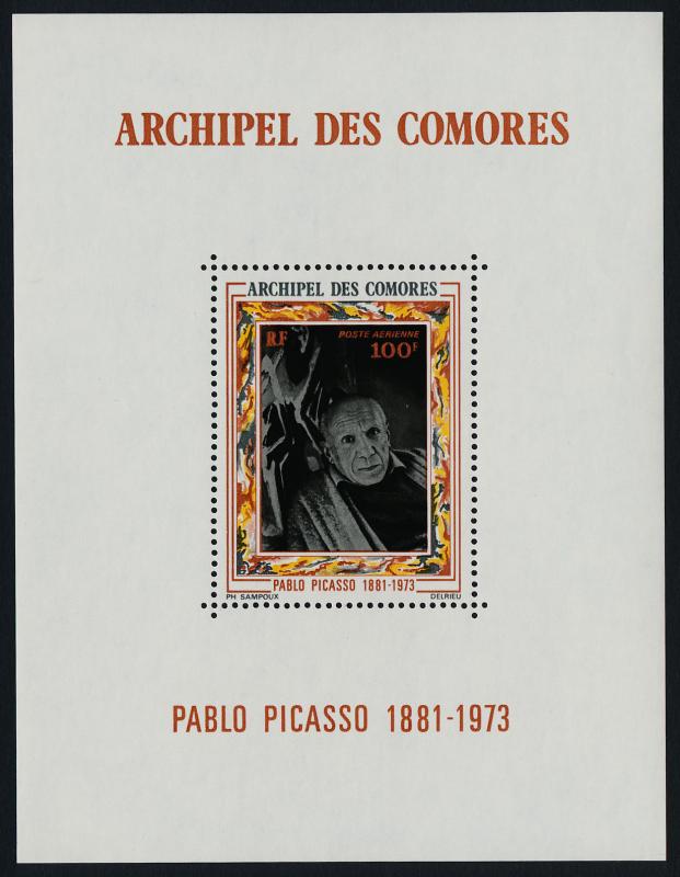 Comoro Islands C58 MNH Art, Pablo Picasso