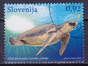 Slovenia, 2013, Fauna - Loggerhead Sea Turtle, Mi#1026, used/cto