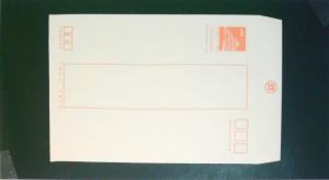 China 1.00 Orange Postal Stationery (Short Env.) Unused - Z2568