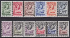 Bechuanaland Prot. Sc# 154-165 VF-MLH nice colors cv $ 100 ! see pic !