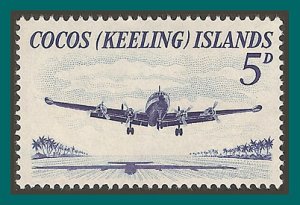 Cocos 1963 Airplane, MLH #2,SG2