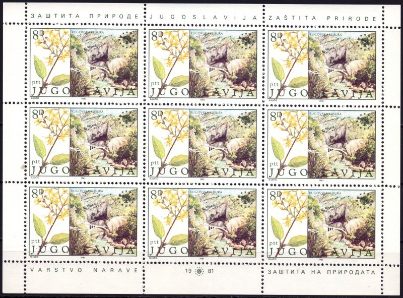 Yugoslavia. 1981. 1908-9. Enviroment protection. MNH.