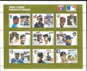 J) 2017 GRENADA,  MAJOR LEAGUE BASEBALL IN STAMPS, ROBERTO CLEMENTE, CAL RIPKEN,