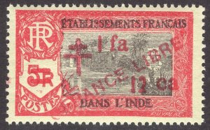 FRENCH INDIA SCOTT 208