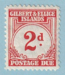 GILBERT & ELLICE ISLANDS J2 POSTAGE DUE  MINT HINGED OG * NO FAULTS EXTRA FINE! 