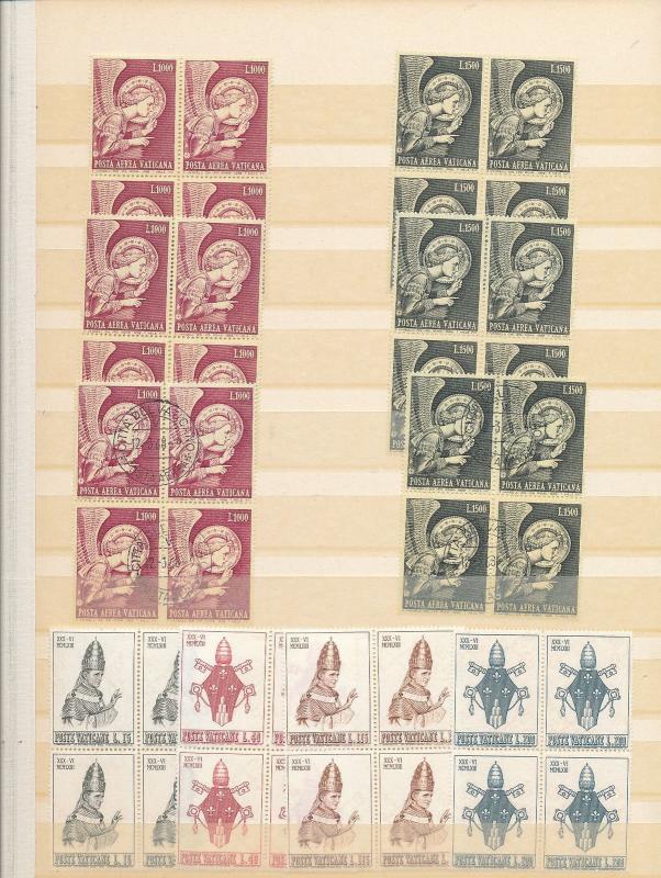 VATICAN LARGE M&U Collection In 9 Stockbooks (1000s)ALB 189