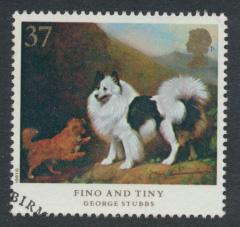 Great Britain  SG 1535 SC# 1349 Used / FU with First Day Cancel - Dogs - Stubbs