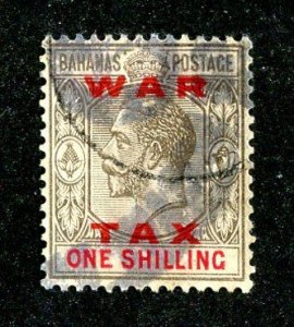 1919  Sc #MR13 used cv.$60 ( 757 Bahamas )