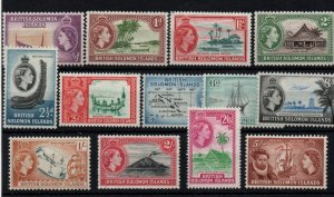 British Solomon Islands 1956 mint LHM set to 5/- WS38743