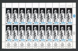 ISRAEL SCOTT# 535 SOLDIER WITH PRAYER SHAWL FULL SHEET MNH AS SHOWN