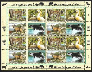 Doyle's_Stamps: 2000 U.N. Endangered Species Sheet Set