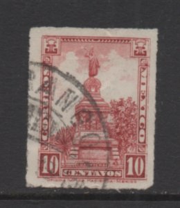 Mexico  Scott # 639  used    Single Rouletted 14.5