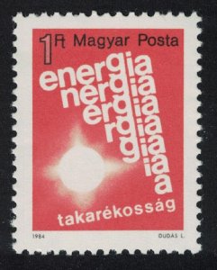 Hungary Save Energy Campaign 1984 MNH SG#3545